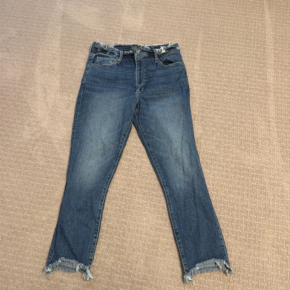 Abercrombie high rise ankle Jean
